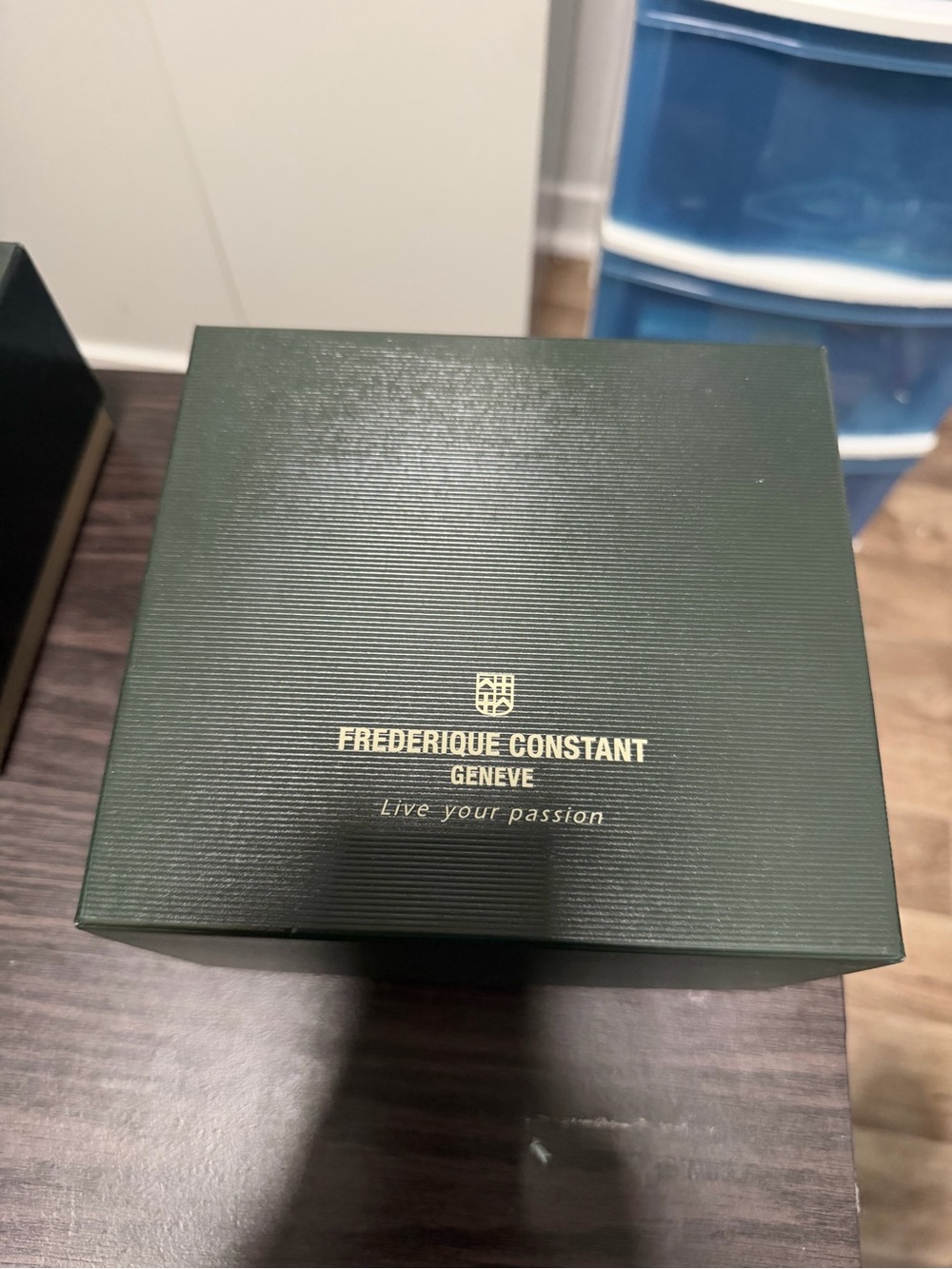 Frederique Constant Men's Watch Box - Dark Green